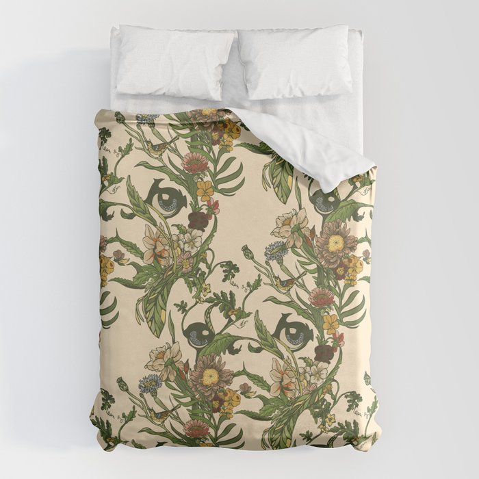 Botanical Pug Duvet Cover Gallery Image 6