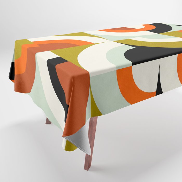 think big 6 mid century modern Tablecloth Gallery Image 1