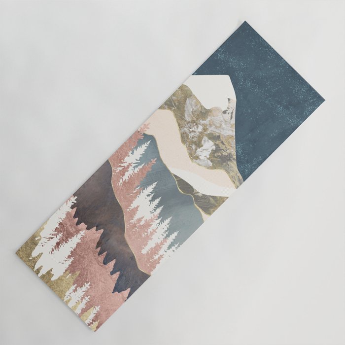 Winter Peaks Yoga Mat Gallery Image 1