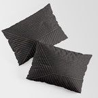 lines (black & pink) Pillow Sham Gallery Image 3