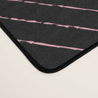 lines (black & pink) Desk Mat Gallery Image 4