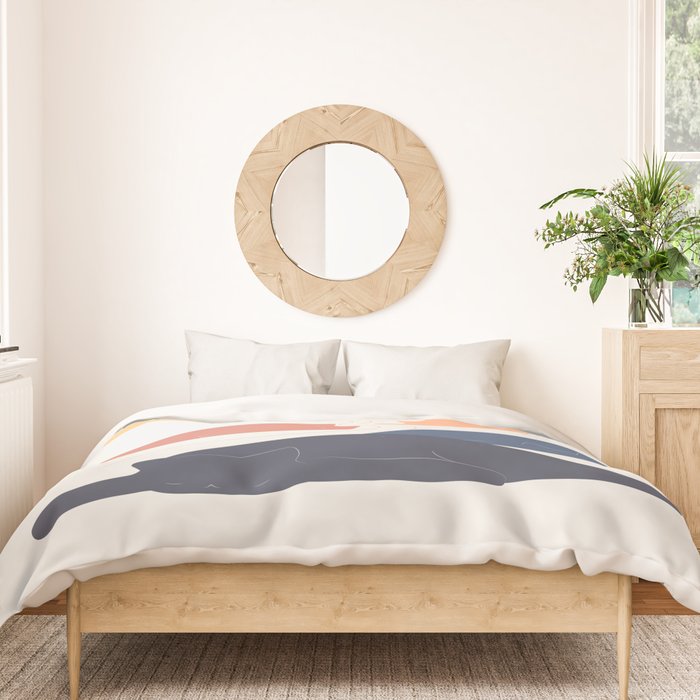 Cat Landscape 159 Duvet Cover Gallery Image 3