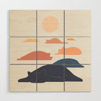 Cat Landscape 159 Wood Wall Art Gallery Image 1