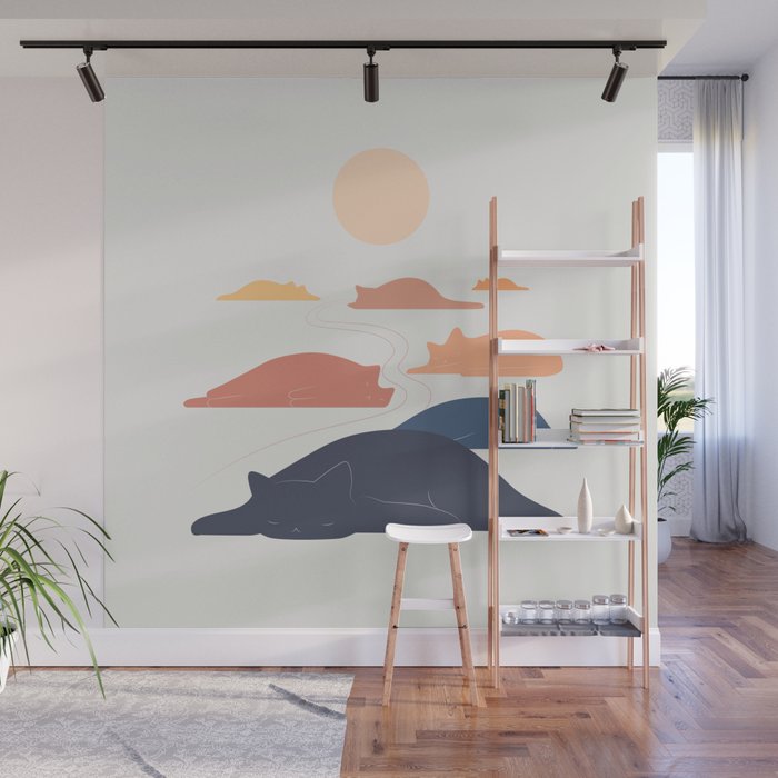 Cat Landscape 159 Wall Mural Gallery Image 1