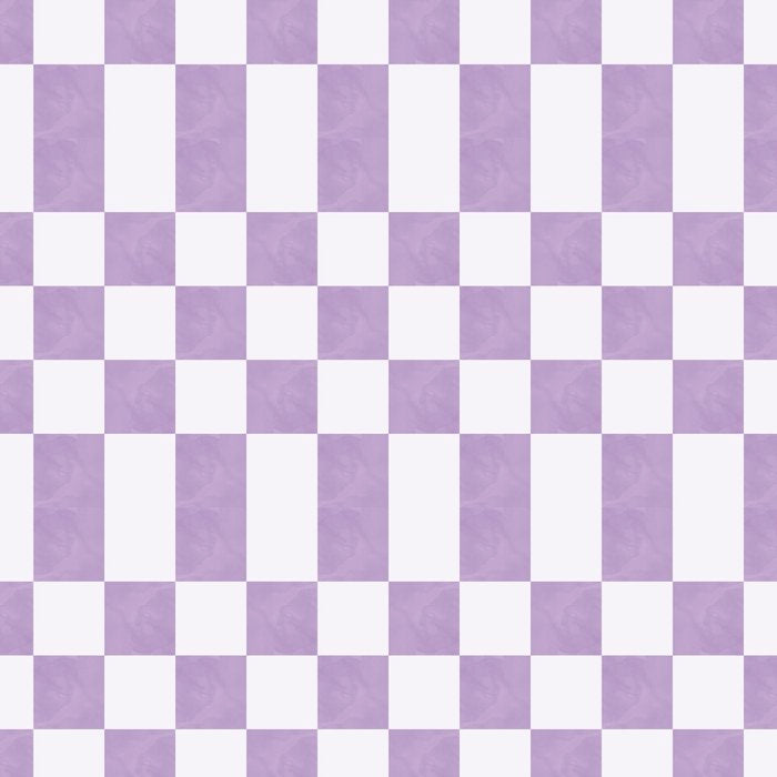 Lilac and white checkered Coffee Mug Gallery Image 2