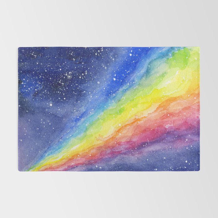 A Rainbow in Space Rug Gallery Image 2