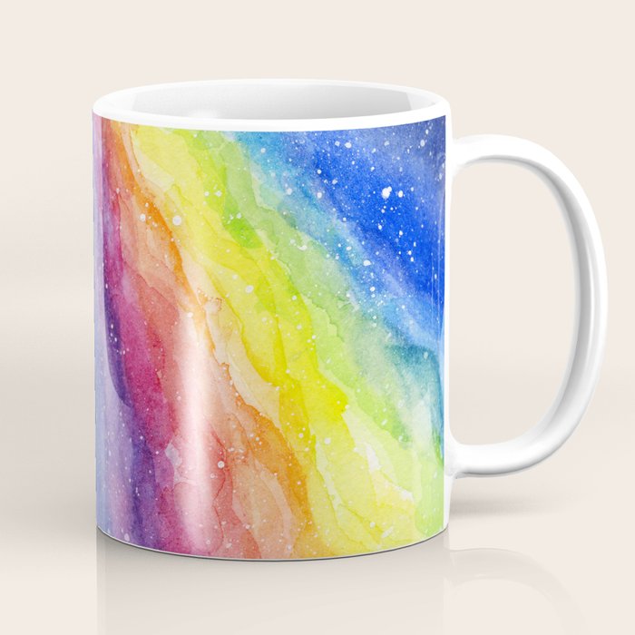 A Rainbow in Space Coffee Mug Gallery Image 1