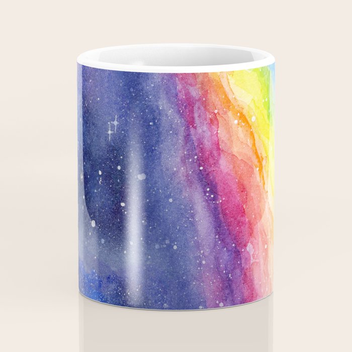 A Rainbow in Space Coffee Mug Gallery Image 4