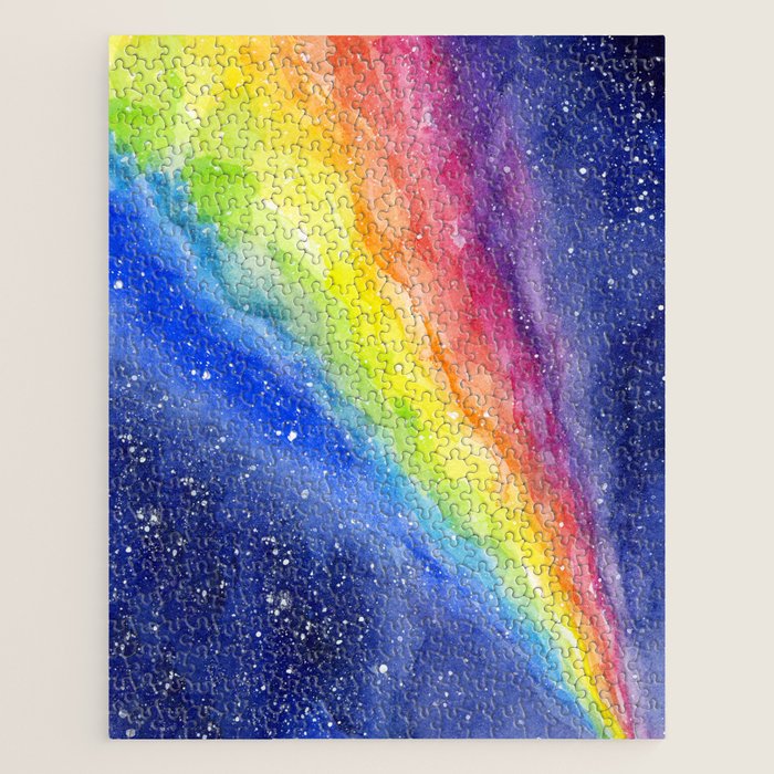 A Rainbow in Space Jigsaw Puzzle Gallery Image 1
