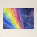 A Rainbow in Space Welcome Mat Gallery Image 1