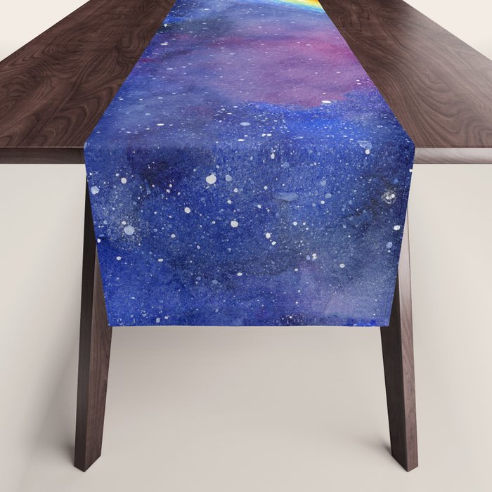 A Rainbow in Space Table Runner Gallery Image 1