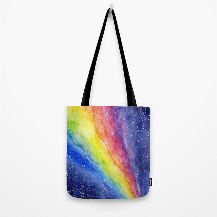A Rainbow in Space Tote Bag Gallery Image 2