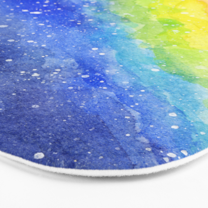 A Rainbow in Space Bath Mat Gallery Image 3