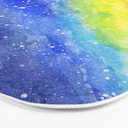 A Rainbow in Space Bath Mat Gallery Image 3