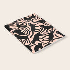 Curious Black Cats on Peachy Pink Notebook Gallery Image 2