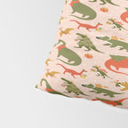 Tyrannosaurus and Dinosaurs Christmas Tree Rex Pillow Sham Gallery Image 4