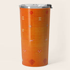 Boho Oriental Orange Traditional Desert Moroccan Style  Travel Mug Gallery Image 2