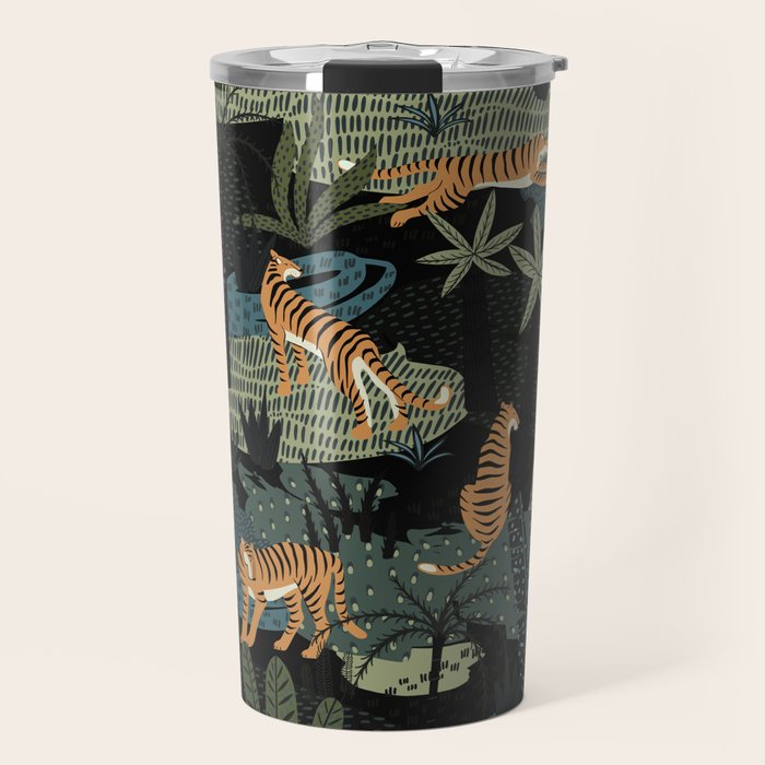 Tiger Jungle Travel Mug Gallery Image 1