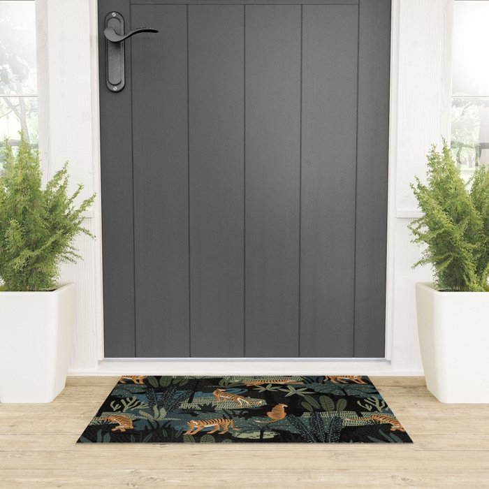 Tiger Jungle Welcome Mat Gallery Image 3
