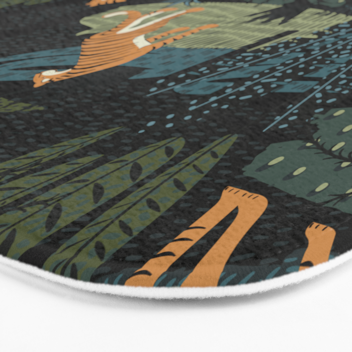 Tiger Jungle Bath Mat Gallery Image 3