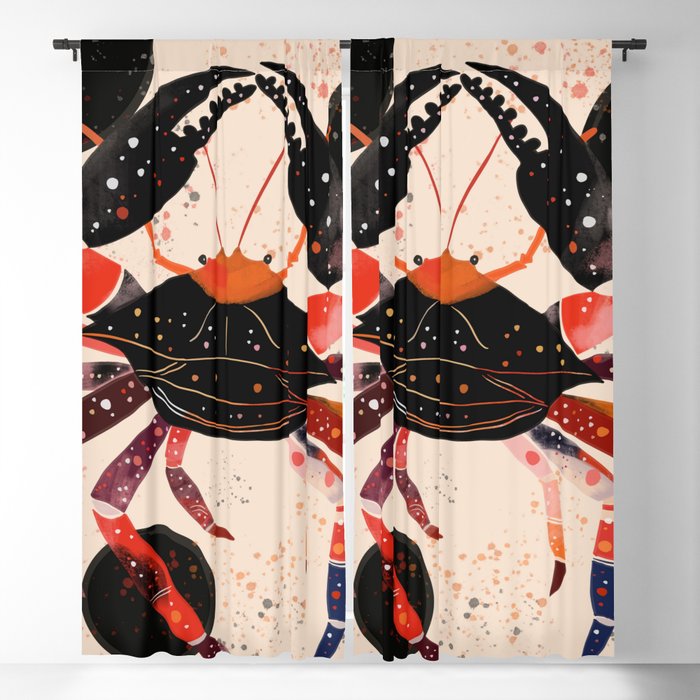 Mystical Crab II Window Curtain Gallery Image 5