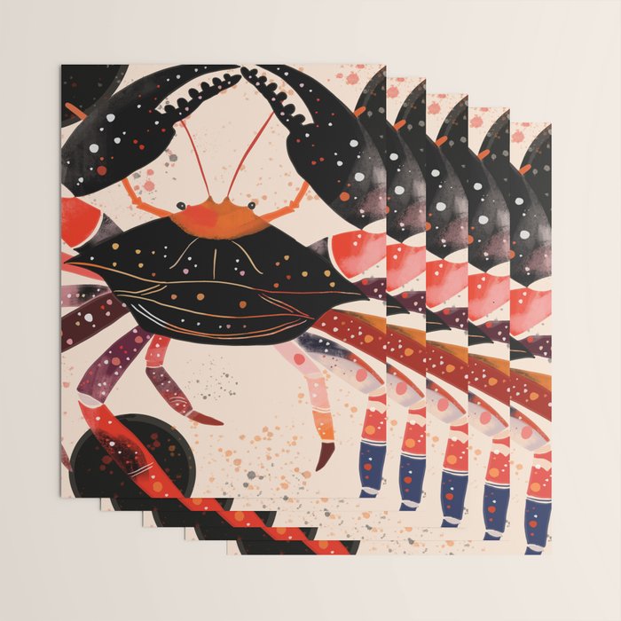 Mystical Crab II Wrapping Paper Gallery Image 3