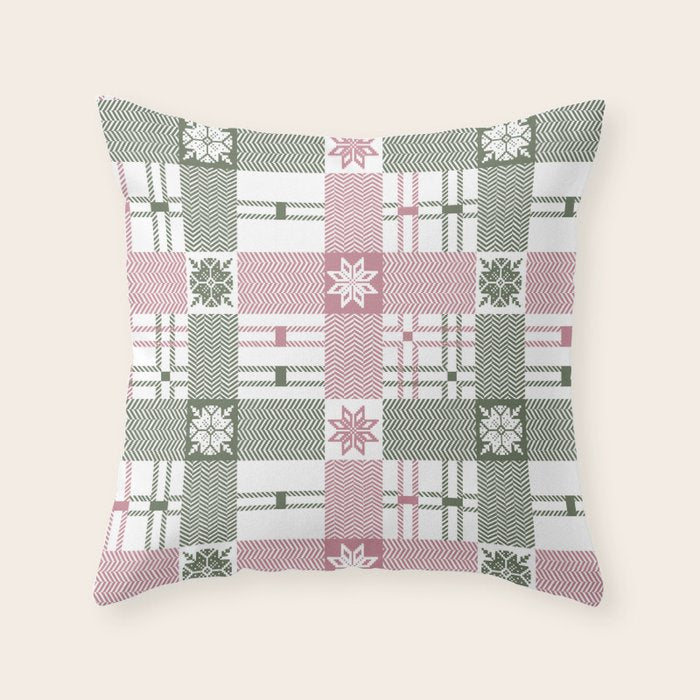 Holiday Nordic Warmth Throw Pillow Gallery Image 6