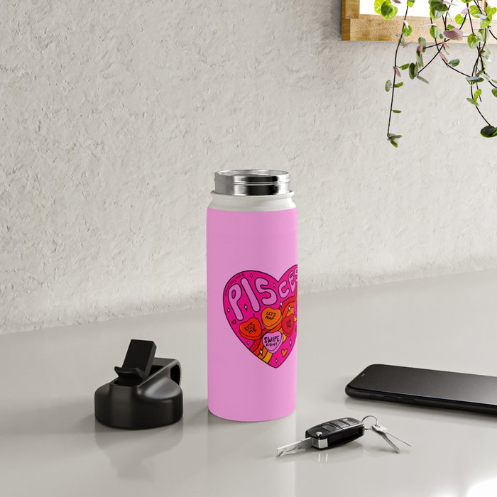 Pisces Valentine Water Bottle Gallery Image 4
