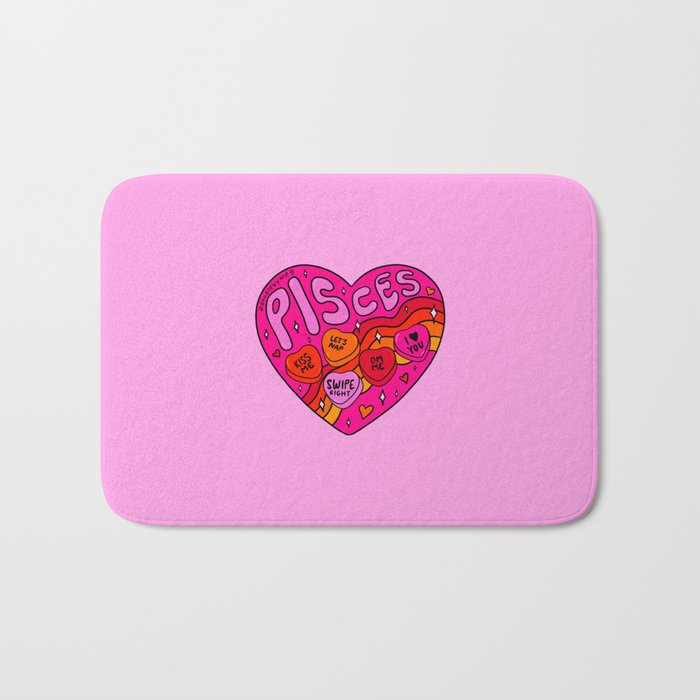 Pisces Valentine Bath Mat Gallery Image 1