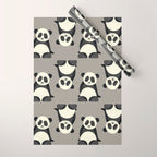Whimsy Giant Panda Wrapping Paper Gallery Image 1