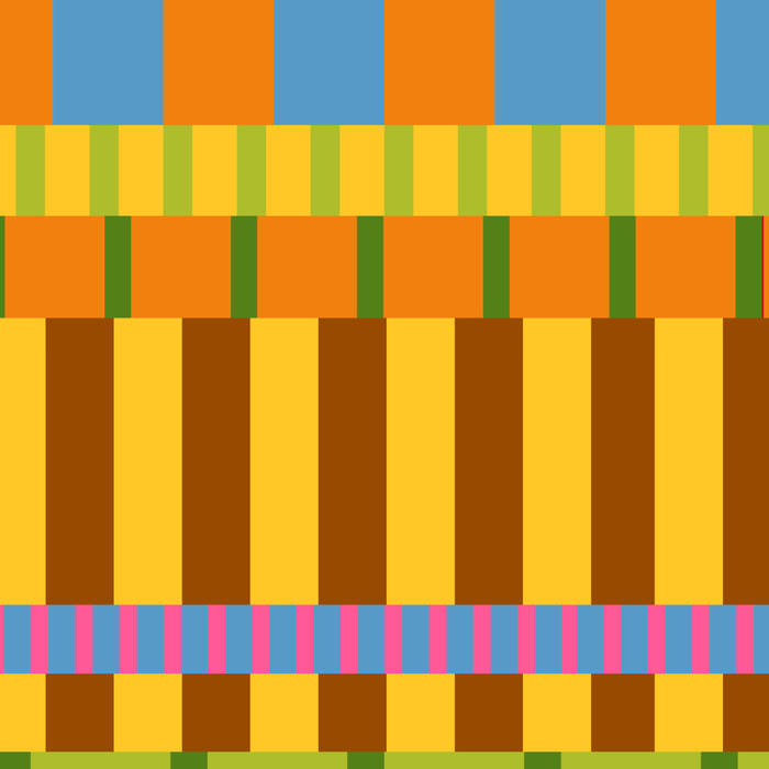 Midcentury Modern Blocks of Stripes colorful pattern Coffee Mug Gallery Image 2