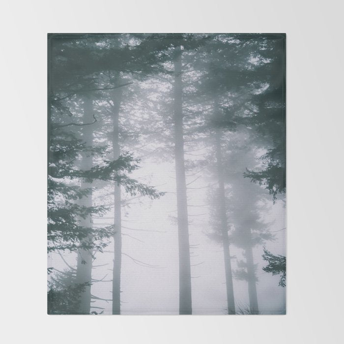 Moody Forest II Throw Blanket Gallery Image 2