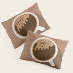 Coffee Cat 6 Pillow Sham Gallery Image 3