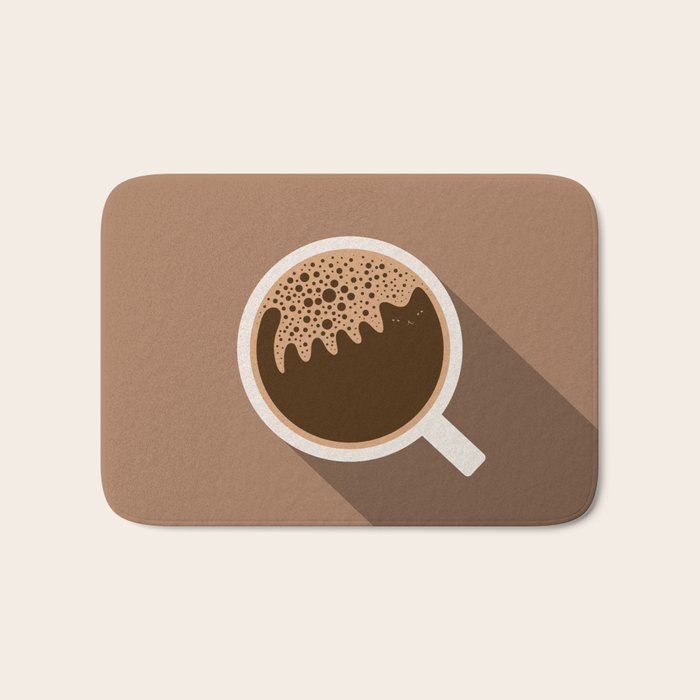 Coffee Cat 6 Bath Mat Gallery Image 1