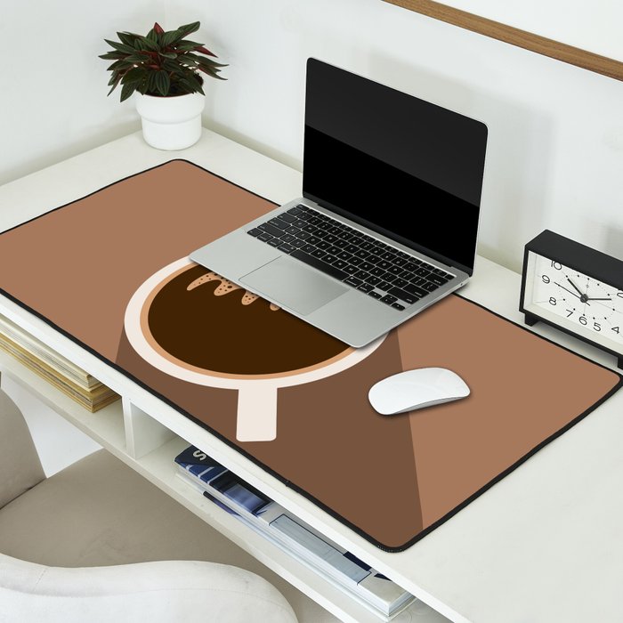 Coffee Cat 6 Desk Mat Gallery Image 2