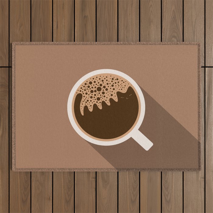 Coffee Cat 6 Outdoor Rug Gallery Image 1