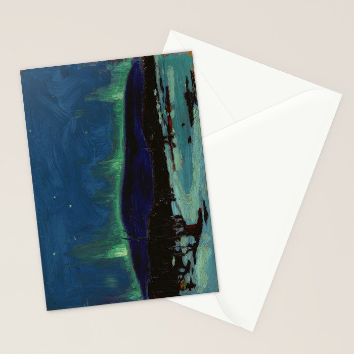 Tom Thomson Northern Lights Canadian Landscape Artist Stationery Card Gallery Image 2