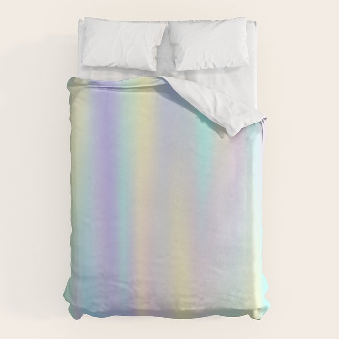 Pastel rainbow abstract Duvet Cover Gallery Image 6