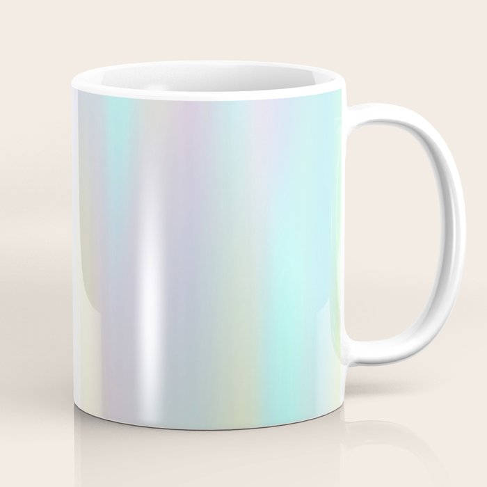 Pastel rainbow abstract Coffee Mug Gallery Image 1
