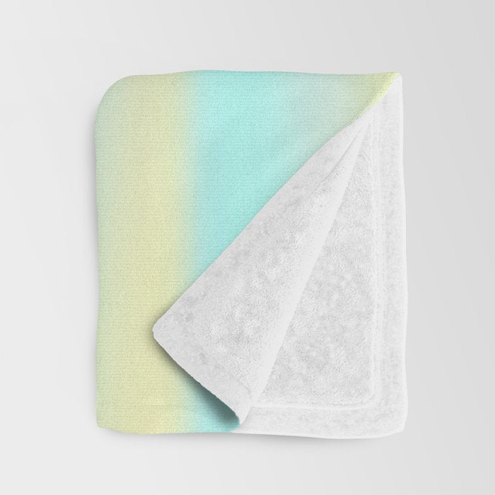 Pastel rainbow abstract Throw Blanket Gallery Image 3