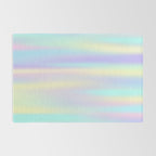 Pastel rainbow abstract Rug Gallery Image 2