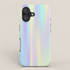Pastel rainbow abstract iPhone Case Gallery Image 1