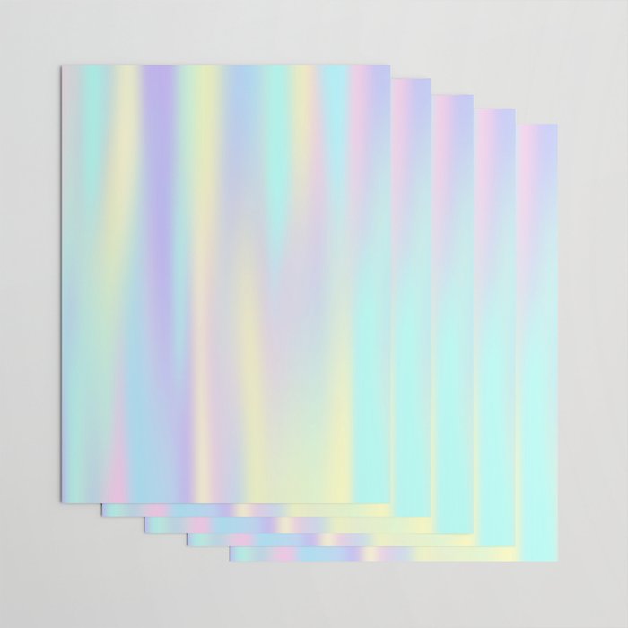 Pastel rainbow abstract Wrapping Paper Gallery Image 3