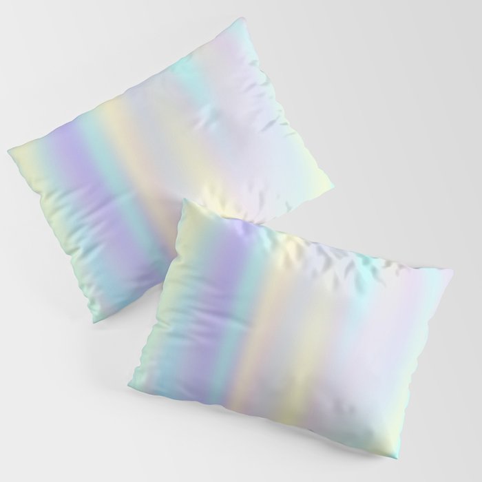 Pastel rainbow abstract Pillow Sham Gallery Image 3