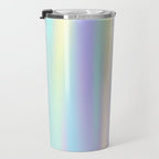 Pastel rainbow abstract Travel Mug Gallery Image 3