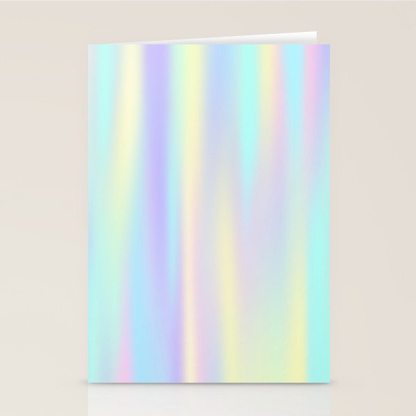 Pastel rainbow abstract Stationery Card Gallery Image 2