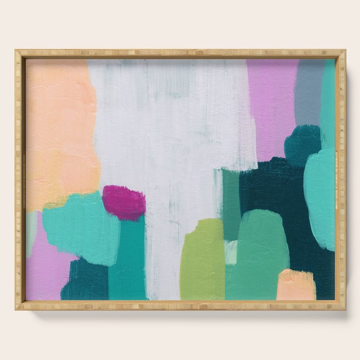 Abstract Oil Painting No. 89 Serving Tray Gallery Image 1