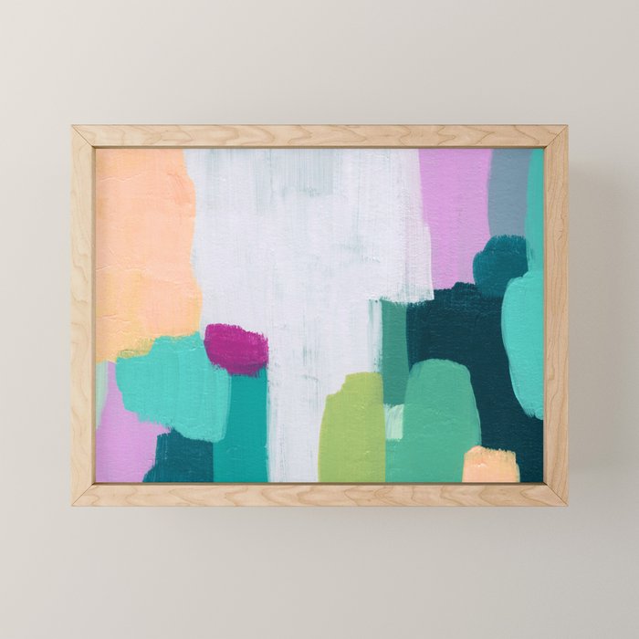Abstract Oil Painting No. 89 Mini Art Print Gallery Image 1