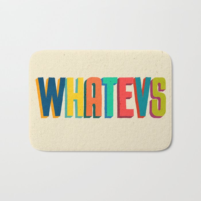 Whatevs Bath Mat Gallery Image 1