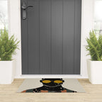 Black Hair No. 7 Welcome Mat Gallery Image 3